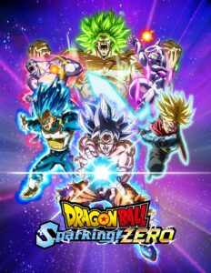 Portada oficial de DRAGON BALL Sparking! ZERO para PC, mostrando a Goku y Vegeta en combate