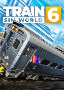 Locomotora moderna de alta velocidad cruzando un viaducto en Train Sim World 6
