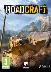 Camión todoterreno atravesando un río en la portada de RoadCraft para PC