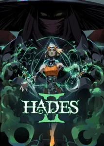 Melínoe empuñando sus dagas rodeada de magia verde en Hades II para PC