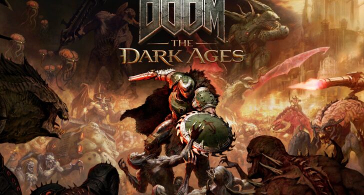 Portada oficial de DOOM The Dark Ages para PC en español