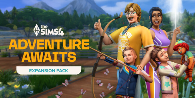 Portada oficial de The Sims 4 Adventure Awaits para PC en español