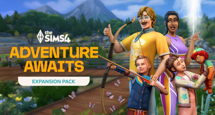Portada oficial de The Sims 4 Adventure Awaits para PC en español