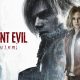 Leon S. Kennedy frente a una mansión neogótica bajo la lluvia en Resident Evil Requiem