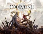 Portada de CODE VEIN II con un guerrero resucitado frente a un fondo gótico rojo intenso